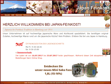 Tablet Screenshot of japan-feinkost.de